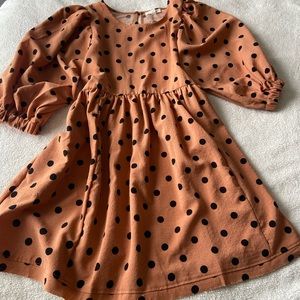 Short polka dot dress. Worn once. Size S